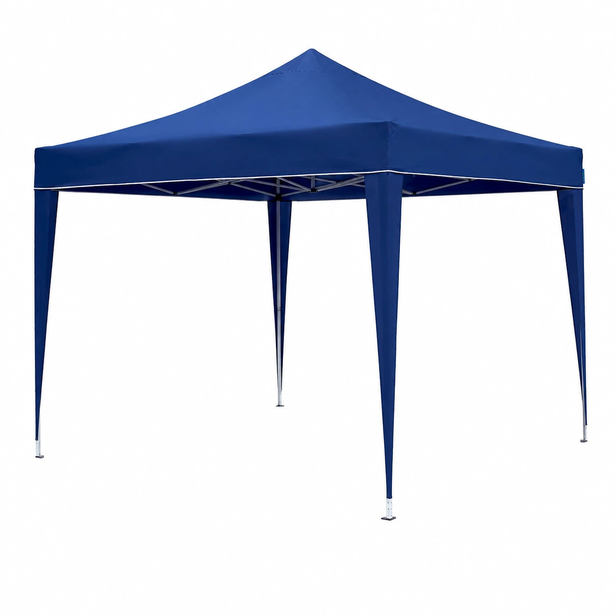 Gazebo pieghevole impermeabile 3x3 m beige con borsa trasporto e 4 pesi