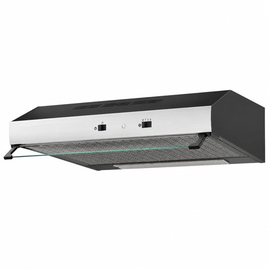 FABER Cappa Aspirante Sottopensile 60 cm - Incasso, Aspirazione Esterna o Ricircolo con Filtro a Carboni Attivi