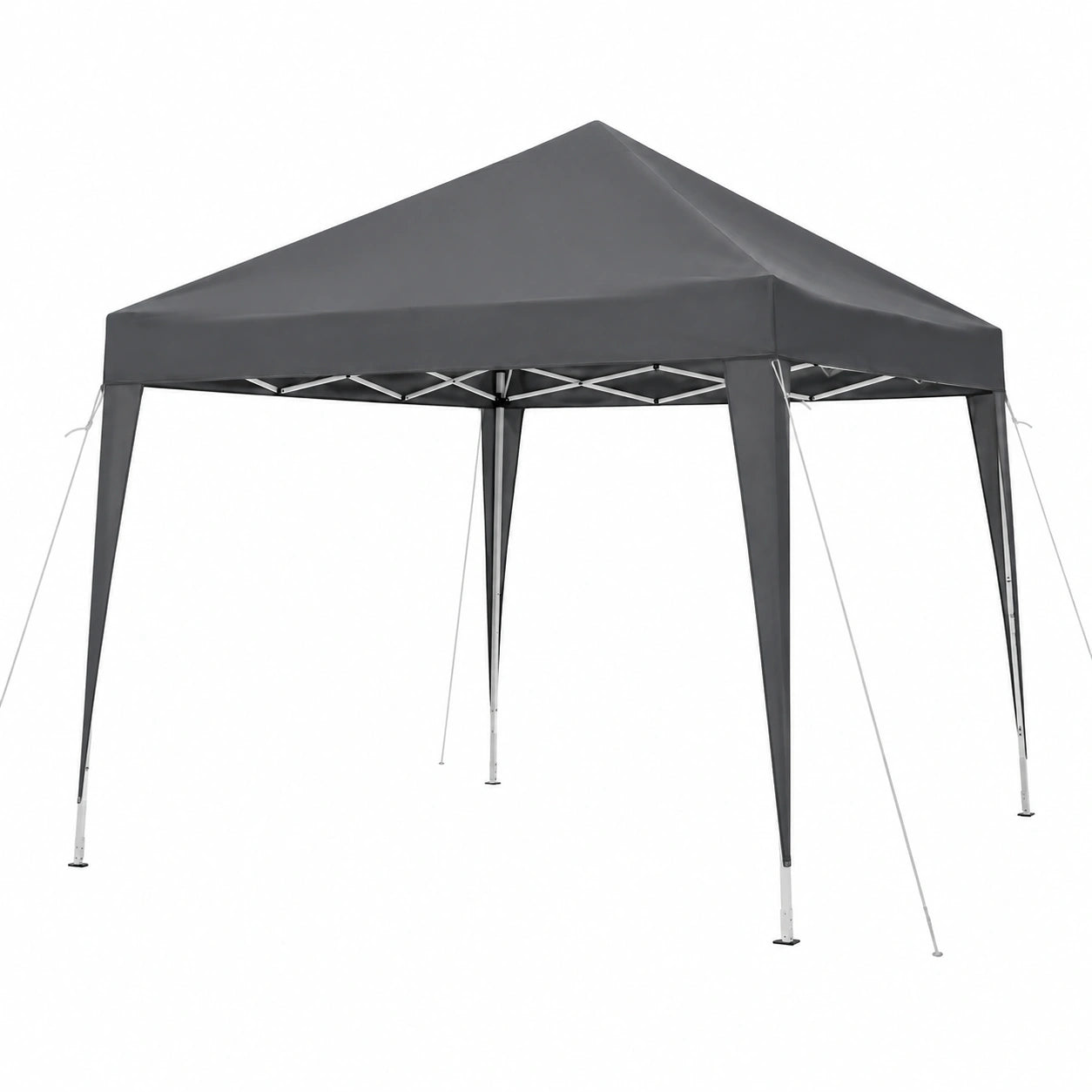 Gazebo Pieghevole 3x3m con Sacchi di Sabbia e Borsa, Grigio
