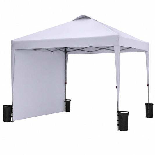 Gazebo Pieghevole 3x3 Impermeabile per Giardino con Pareti Laterali, Facile Montaggio e Accessori