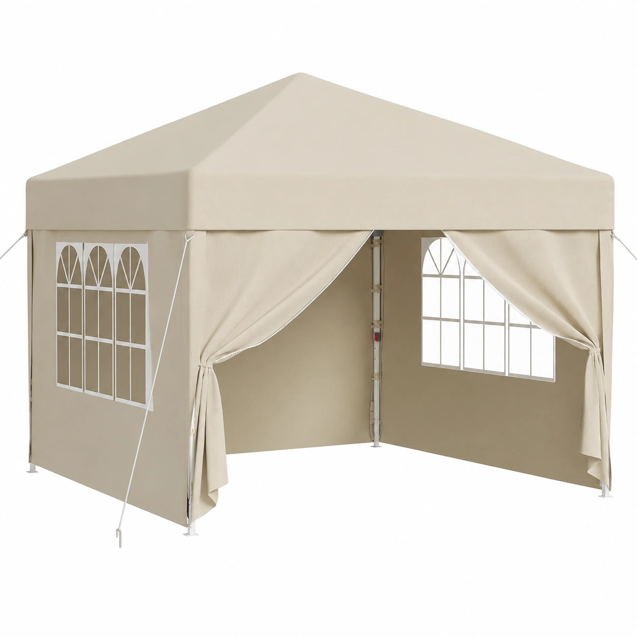 Gazebo Pieghevole JUMMICO 3x3m: Montaggio Rapido e Altezza Regolabile, Impermeabile e Resistente al Vento, Protezione UV 50+ per Giardino e Campeggio